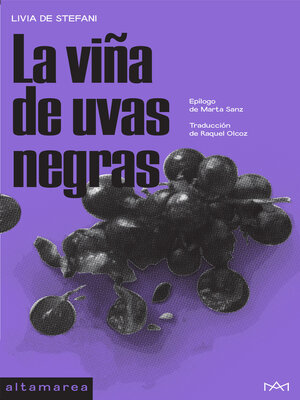 cover image of La viña de uvas negras